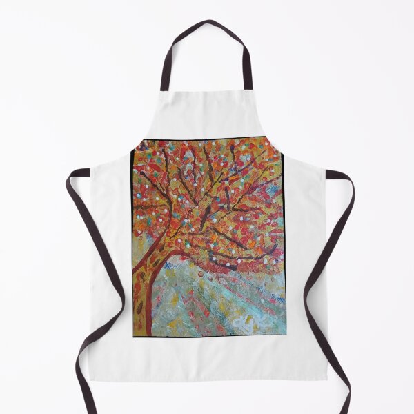 Item preview, Vibrant abstract autumn tree in bloom designed and sold by KJKreationz.