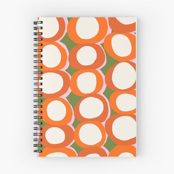 Item preview, Abstract Retro Geometric Circles in Burnt Orange and Olive Green designed and sold by Deutschic.