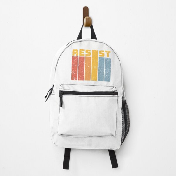 Item preview, Vintage Distressed Resist Retro Striped Protest designed and sold by drchzak.
