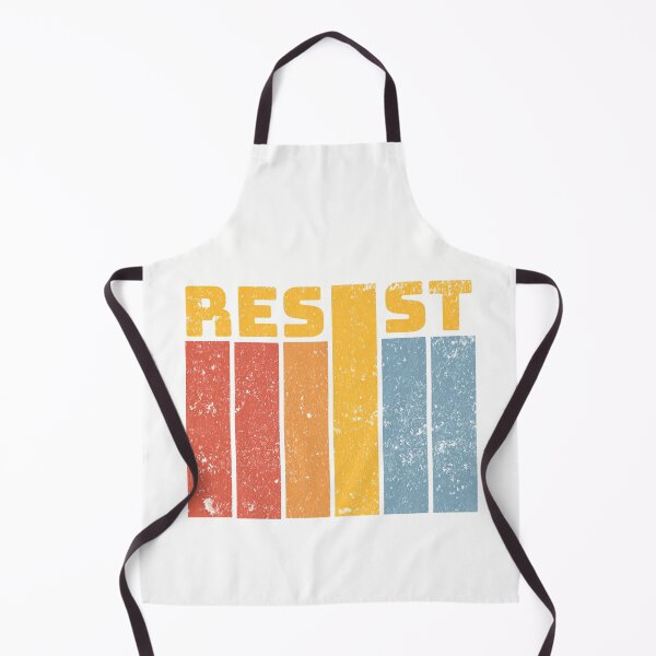 Item preview, Vintage Distressed Resist Retro Striped Protest designed and sold by drchzak.