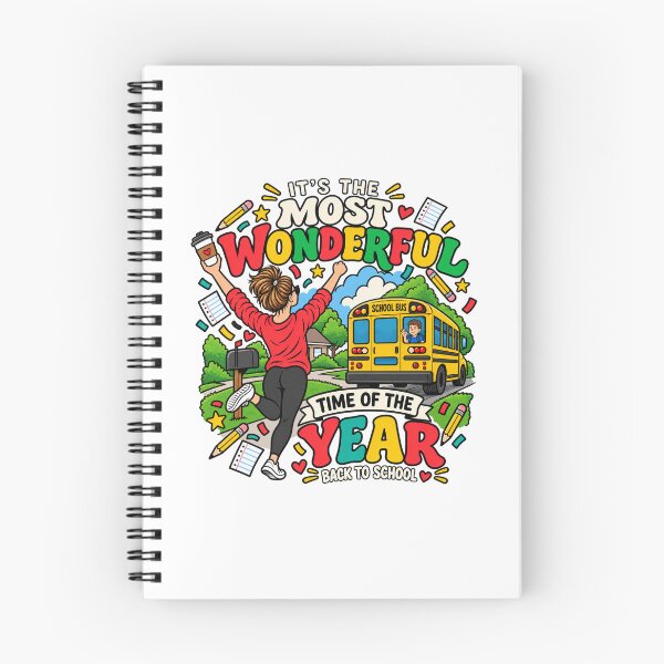 Item preview, Most Wonderful Time of the Year – Funny Back to School Mom designed and sold by Forged in the Warp.