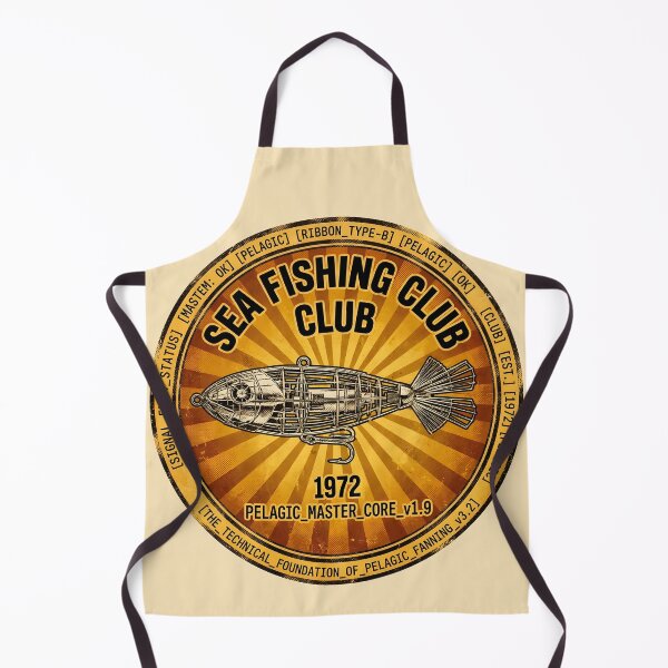 Item preview, Vintage 1970s Sea Fishing Club Lure Emblem designed and sold by ThirdShiftLab.