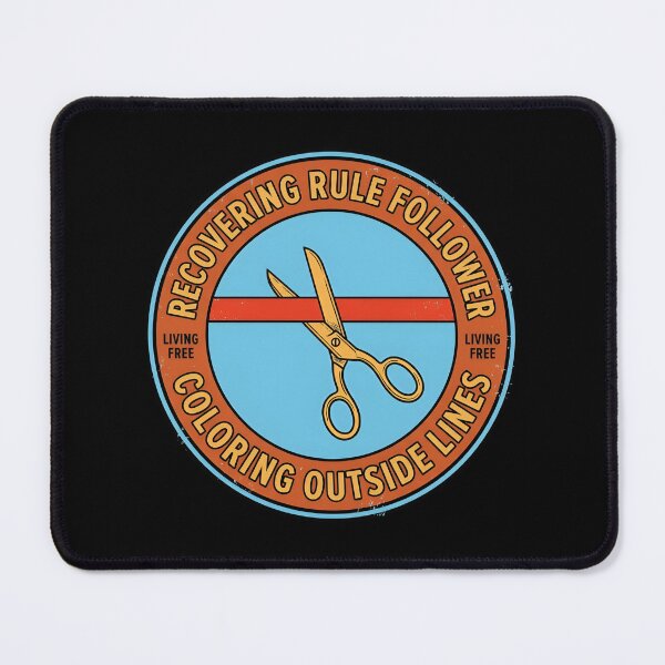 Item preview, Recovering Rule Follower Living Free Vintage Badge designed and sold by DuckOddity.