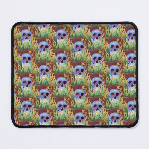 Item preview, Skele-Flames — Blue Skull and Green Flames designed and sold by LizzyPrittyArts.