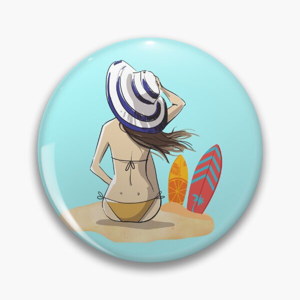 Item preview, Surf Girl Vintage Summer Beach Retro Aesthetic designed and sold by CREATIVE HIVE.