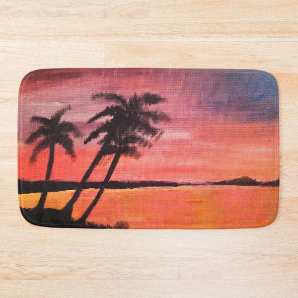 Item preview, Sunset In The Tropics — Tropical Sunset Painting designed and sold by LizzyPrittyArts.