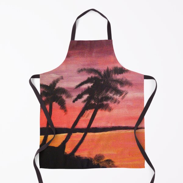 Item preview, Sunset In The Tropics — Tropical Sunset Painting designed and sold by LizzyPrittyArts.