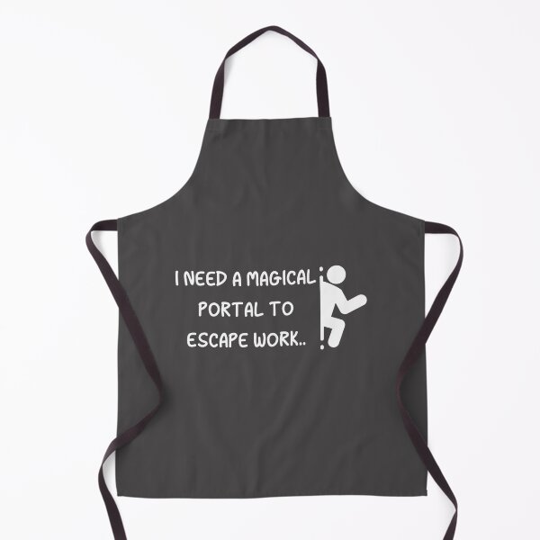 Item preview, Need A Magical Portal To Escape Work - Funny Witcher Quote LIMITED EDITION designed and sold by younhimself.