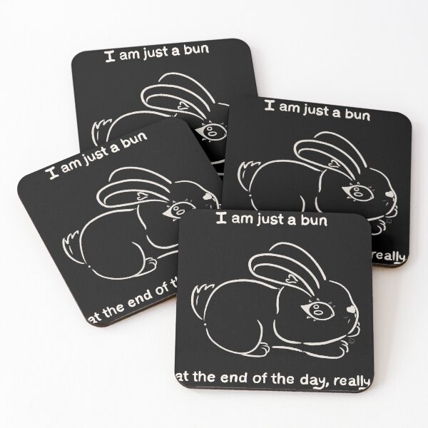 Item preview, I am just a bun at the end of the day, really. - black - arsenicWitch - gift for her designed and sold by ArsenicWitch.