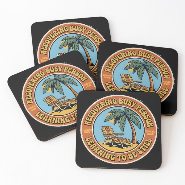 Item preview, Recovering Busy Person Learning To Be Still Vintage Badge designed and sold by DuckOddity.