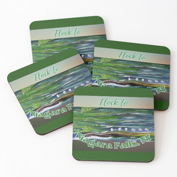 Item preview, Flock to Niagara Falls designed and sold by BraveSpiritArts.