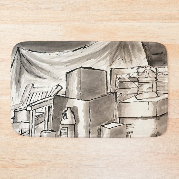 Item preview, Inked Objects — Ink Wash Still Life Drawing designed and sold by LizzyPrittyArts.