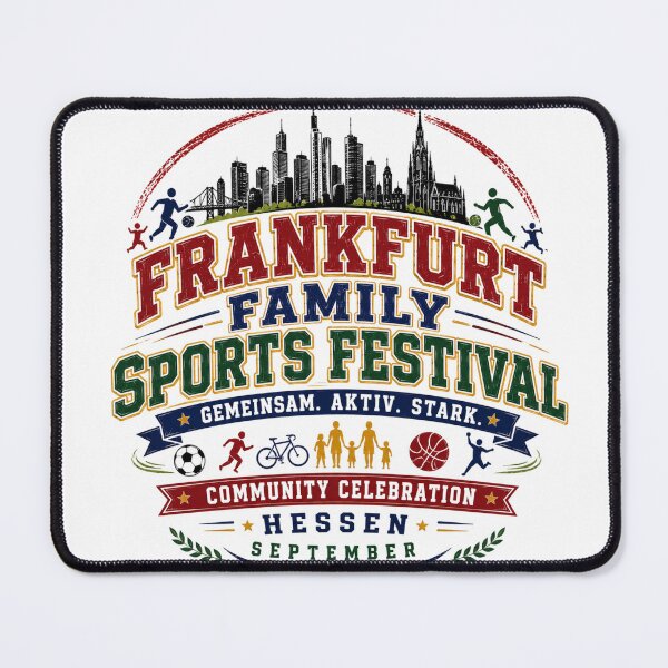 Item preview, Frankfurt Family Sports Festival Community Celebration Hesse Germany designed and sold by Combat Skies.