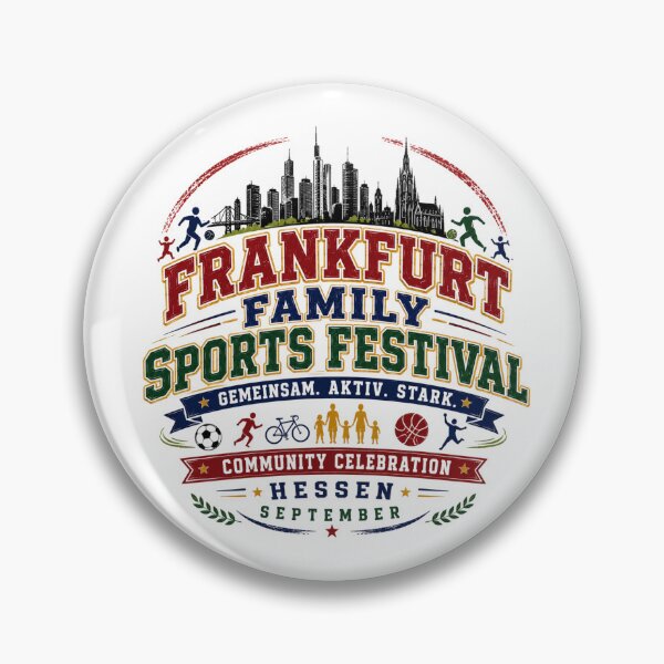 Item preview, Frankfurt Family Sports Festival Community Celebration Hesse Germany designed and sold by Combat Skies.