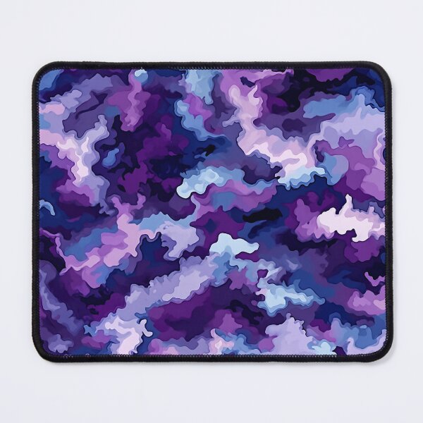 Item preview, Purple Camo Pattern Violet Lilac and Deep Plum Camouflage designed and sold by Nine Lives Studio.