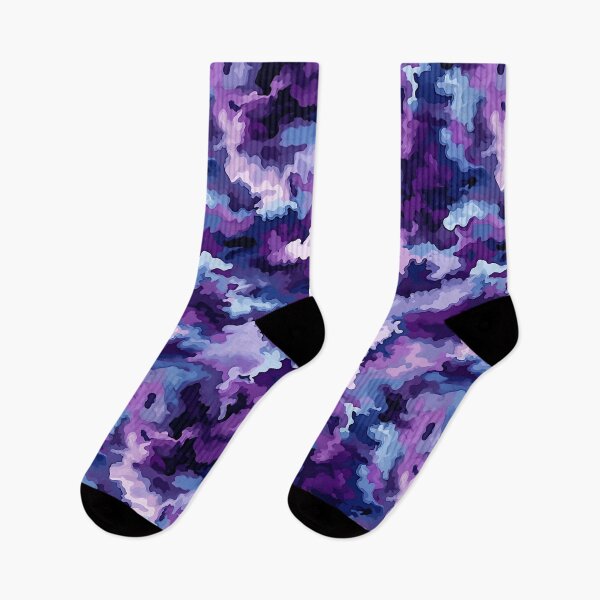 Item preview, Purple Camo Pattern Violet Lilac and Deep Plum Camouflage designed and sold by Nine Lives Studio.