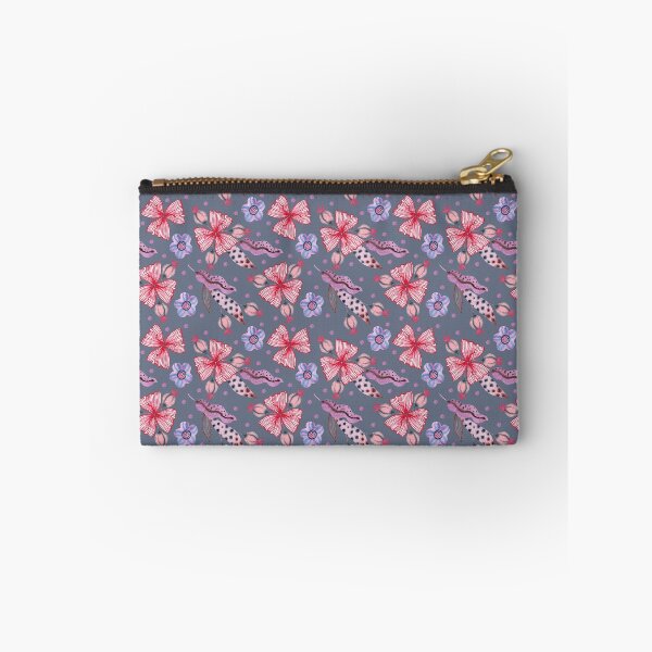 Item preview, Blue Gray Whimsical Watercolor Floral Pattern designed and sold by White Rabbit Design .