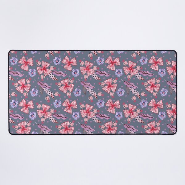 Item preview, Blue Gray Whimsical Watercolor Floral Pattern designed and sold by White Rabbit Design .