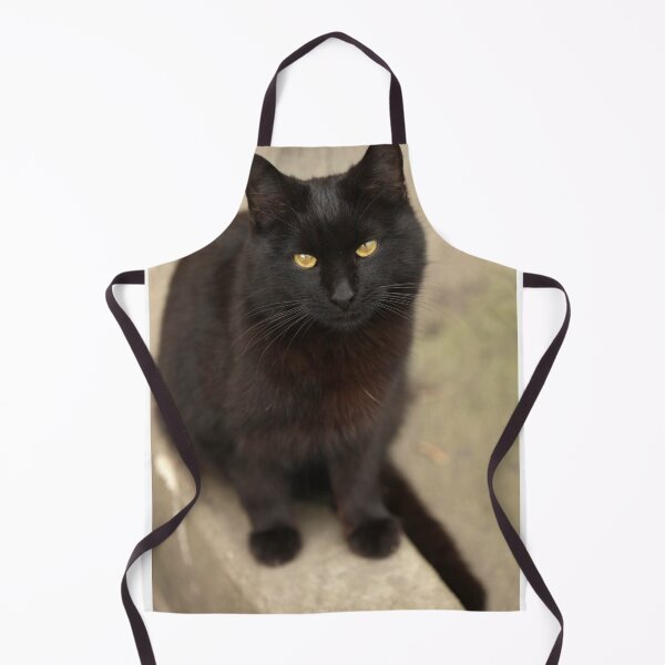 Item preview, Portrait of cute black cat designed and sold by olena2552.