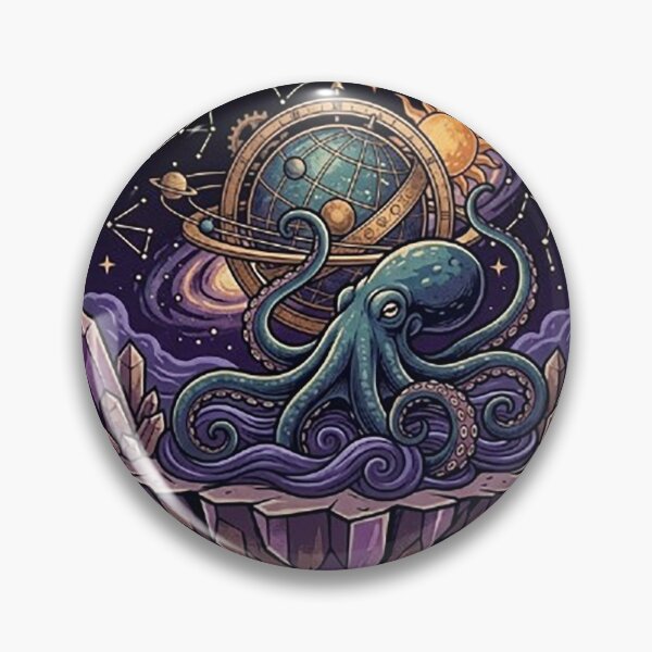 Item preview, Forge a New Destiny – Cosmic Octopus Voyage Artwork designed and sold by Dogandesighn.