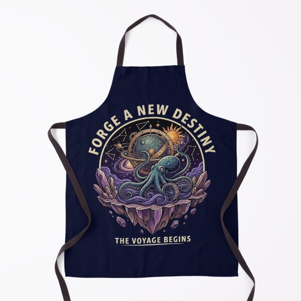 Item preview, Forge a New Destiny – Cosmic Octopus Voyage Artwork designed and sold by Dogandesighn.