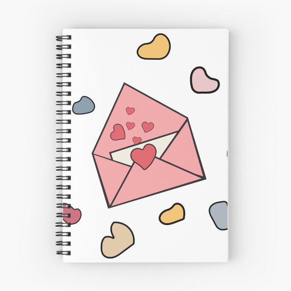 Item preview, Cute Groovy Love Letter with Hearts designed and sold by SvetlanaLiDesign.
