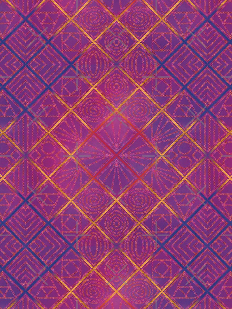 Thumbnail 4 of 4, iPhone Case, Repeating Pattern - Random Symbols designed and sold by HenriByDesign.