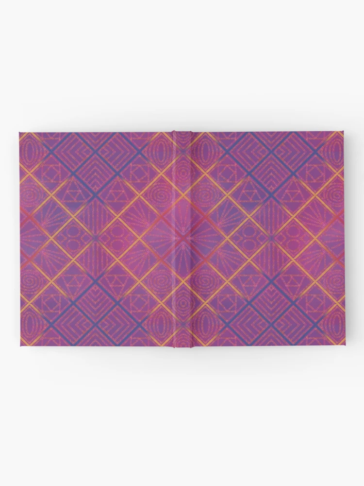 Thumbnail 2 of 3, Journal, Repeating Pattern - Random Symbols designed and sold by Mx’d Media Art and Design by Henri Hulo.