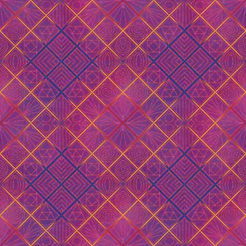 Artwork thumbnail, Repeating Pattern - Random Symbols by Mx’d Media Art and Design by Henri Hulo