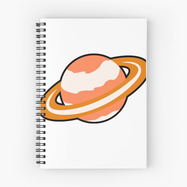 Item preview, Cute Cartoon Saturn Planet Illustration designed and sold by marwa-world.