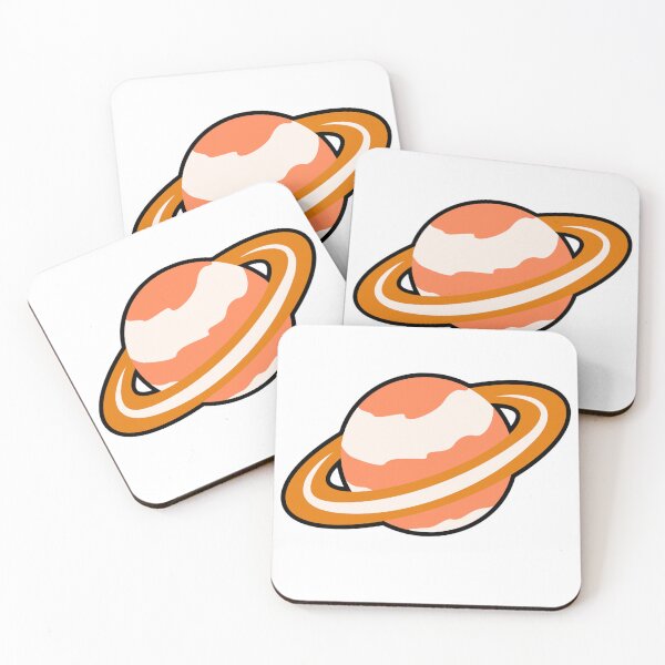 Item preview, Cute Cartoon Saturn Planet Illustration designed and sold by marwa-world.
