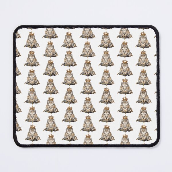 Item preview, King Manul | Royal Pallas Cat on Throne Funny Wild Cat Design designed and sold by HelgaCraftery.