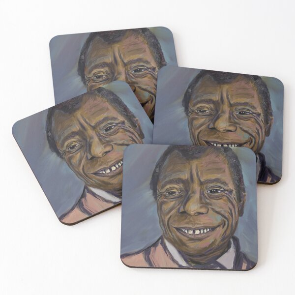 Item preview, James Baldwin smiling designed and sold by Micki Moxie.