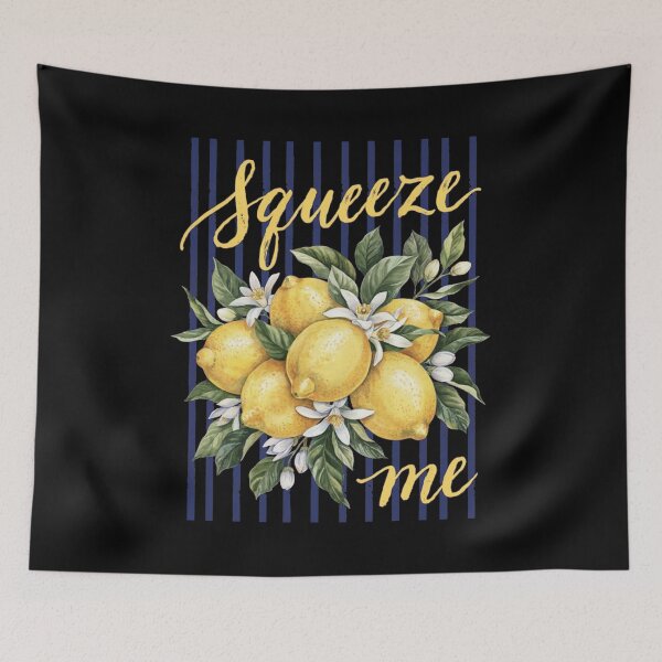 Item preview, Squeeze Me Lemon Quote Cute Citrus Fruit Summer Pun designed and sold by Dabbing Turtle Designs.
