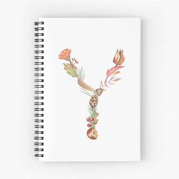 Item preview, Autumn Botanical Letter Y designed and sold by Flowersforbear.