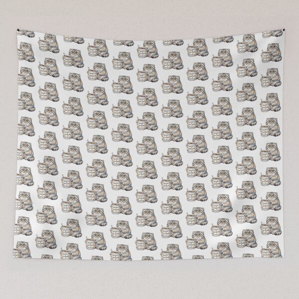 Item preview, Copy of King Manul | Royal Pallas Cat on Throne Funny Wild Cat Design designed and sold by HelgaCraftery.
