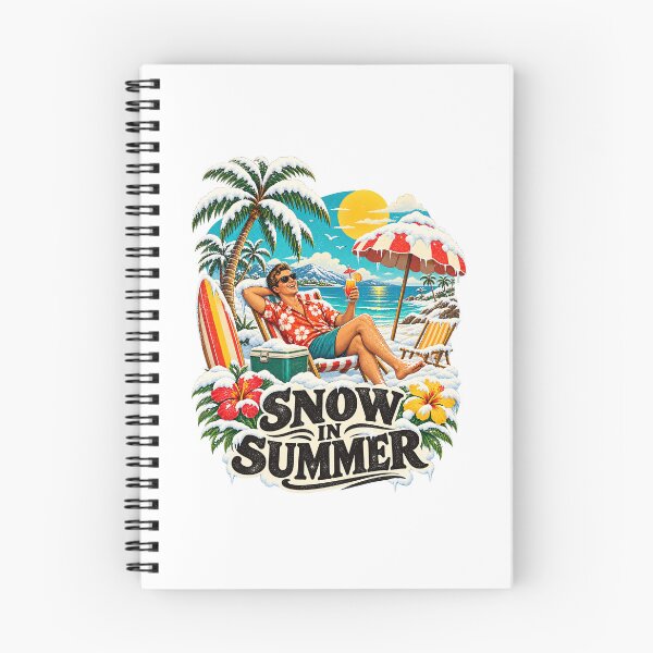 Item preview, Snow in Summer Vintage Tropical Winter Vacation designed and sold by urbinet.