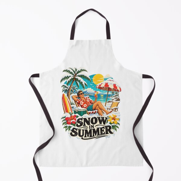 Item preview, Snow in Summer Vintage Tropical Winter Vacation designed and sold by urbinet.