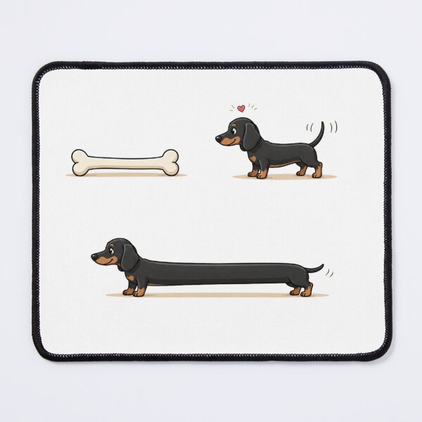 Item preview, Funny Dachshund Eats Bone Transformation designed and sold by waikibi ⭐⭐⭐⭐⭐.