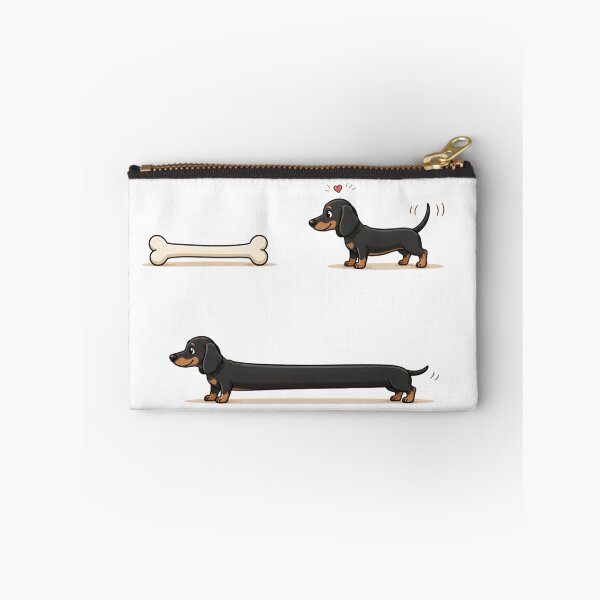 Item preview, Funny Dachshund Eats Bone Transformation designed and sold by waikibi ⭐⭐⭐⭐⭐.