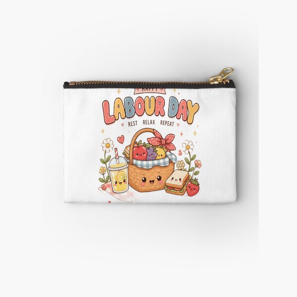 Item preview, Happy Labour Day Kawaii Picnic Rest Relax Repeat Cute Holiday Celebration designed and sold by InspiredCreatives.