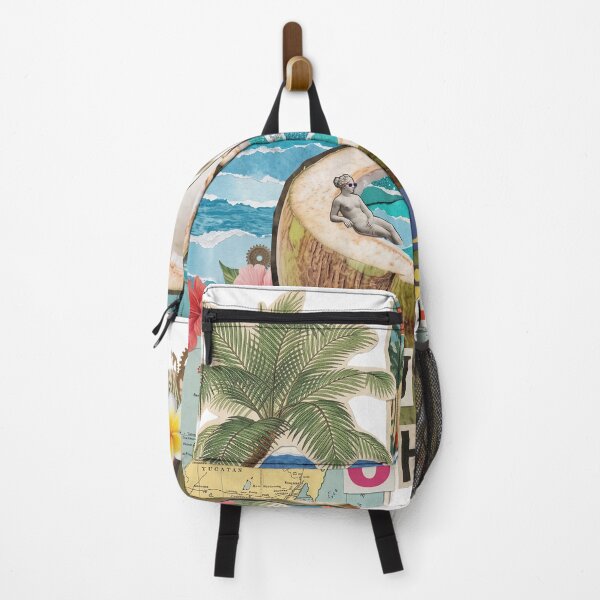 Artikelvorschau, Tulum Chill & Sunrise Mexico Beach Dadaist Collage - Boho Vacation Art (T-Shirt, Poster & Sticker) entworfen und verkauft von OzzFrequency.
