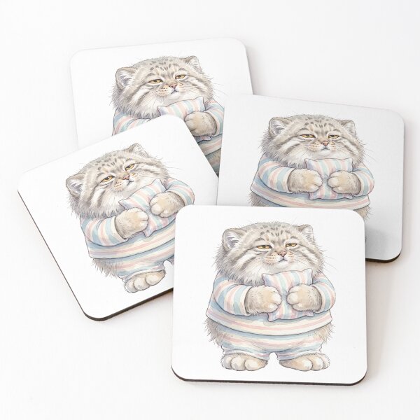 Item preview, Sleep Is My Hobby | Cute Pajama Pallas Cat (Manul) Meme Design designed and sold by HelgaCraftery.