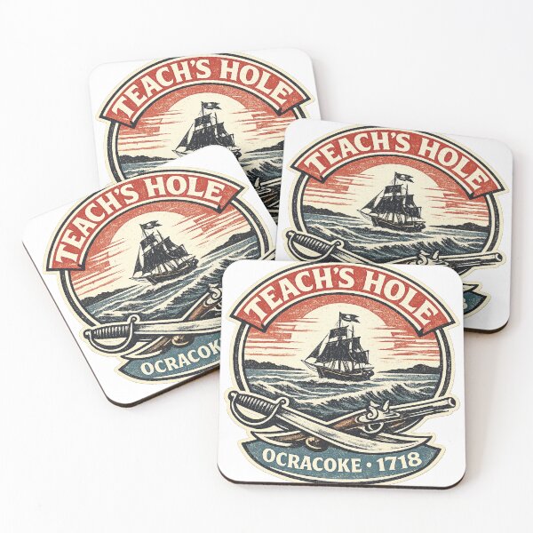 Item preview, Teach’s Hole Ocracoke 1718 – Blackbeard’s Last Anchorage designed and sold by Past in Threads.