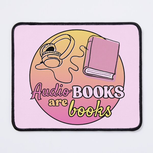 Item preview, Audiobooks are Books! Listening to books counts as reading! designed and sold by LibrarianLauren.