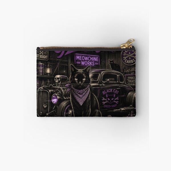Item preview, Black Cat Garage HALLOWEEN  designed and sold by Syedshah13.