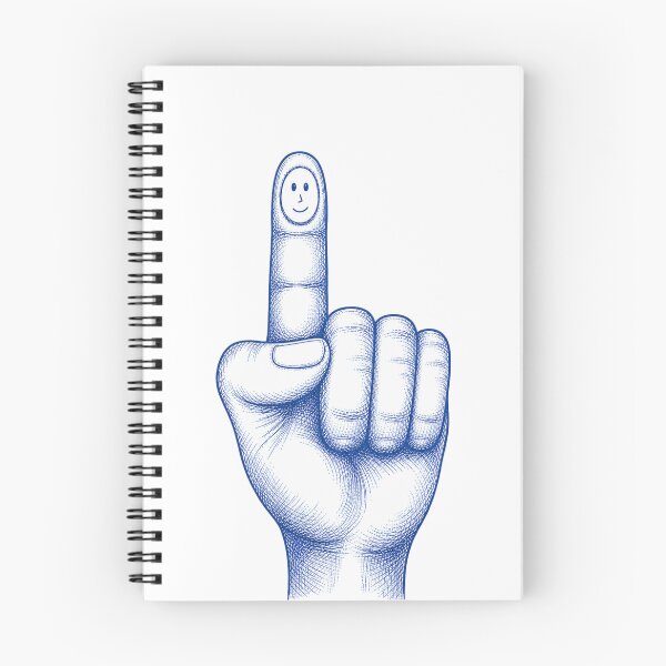 Item preview, Funny Smiley Happy Finger designed and sold by ferniesee.