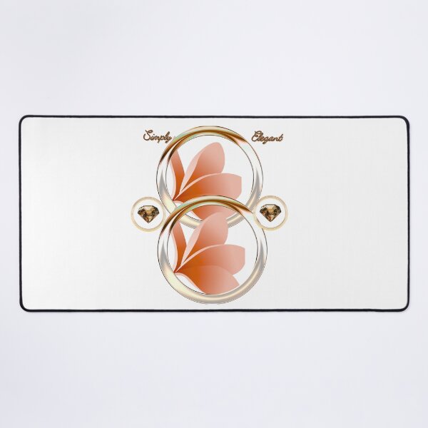 Item preview, Simply Elegant Golden Rings with Diamonds on Black Luxury Design designed and sold by MinimalAurashop.