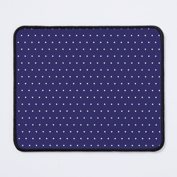 Item preview, Small White Polka Dots Navy Blue designed and sold by iCraftCafe.