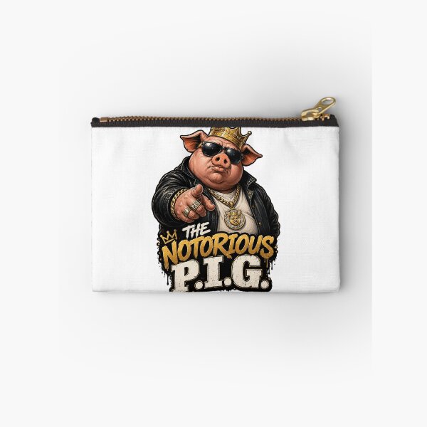 Item preview, The Notorious P.I.G. Funny Pig Rapper designed and sold by Aimz Does Stuff.